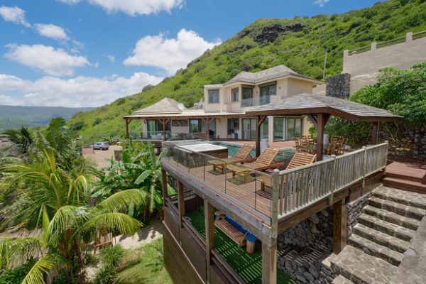 Villa vue mer sur les hauteurs de Tamarin
